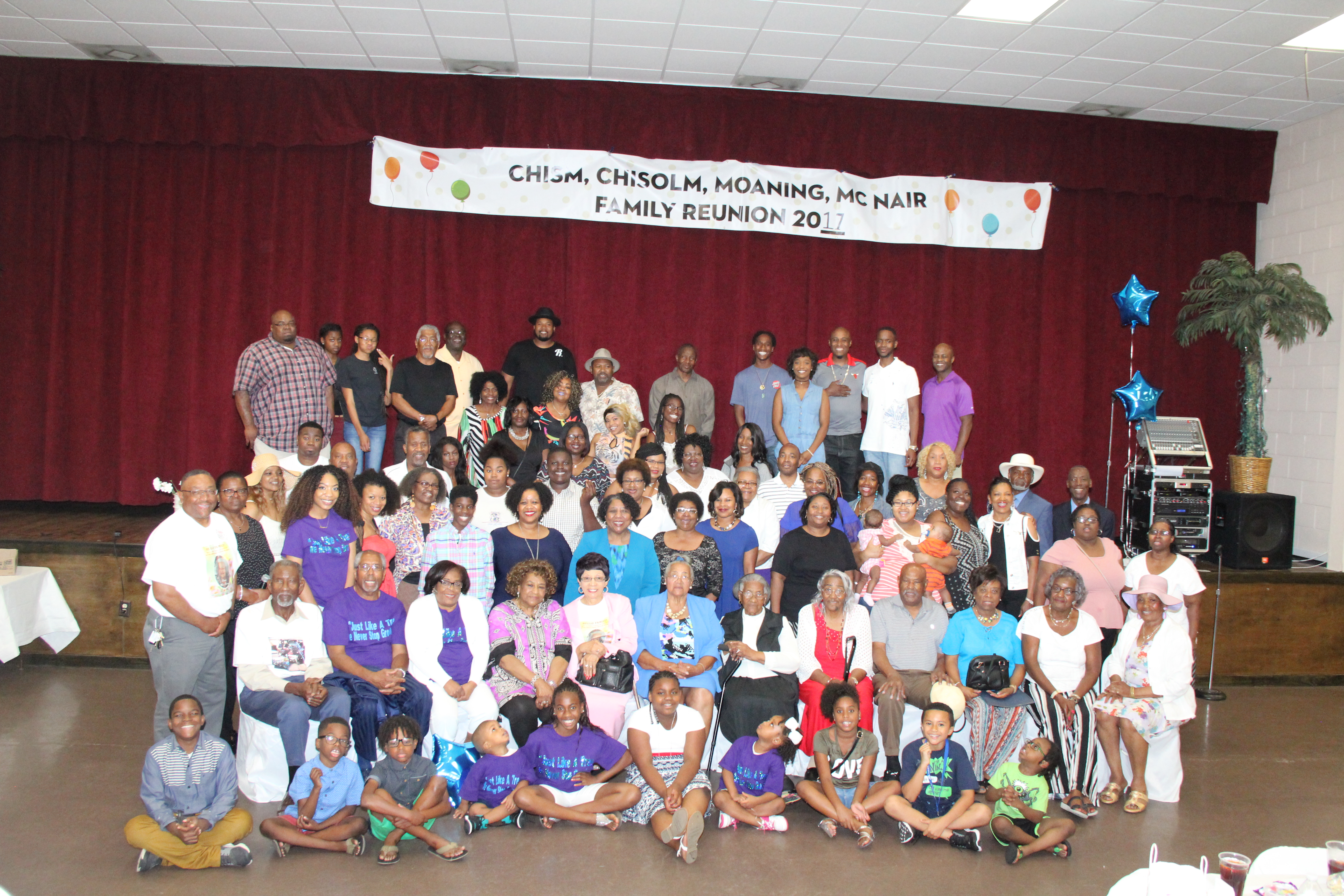 Chism, Chisolm, Moaning Mcnair Family Reunion 6-24-2017